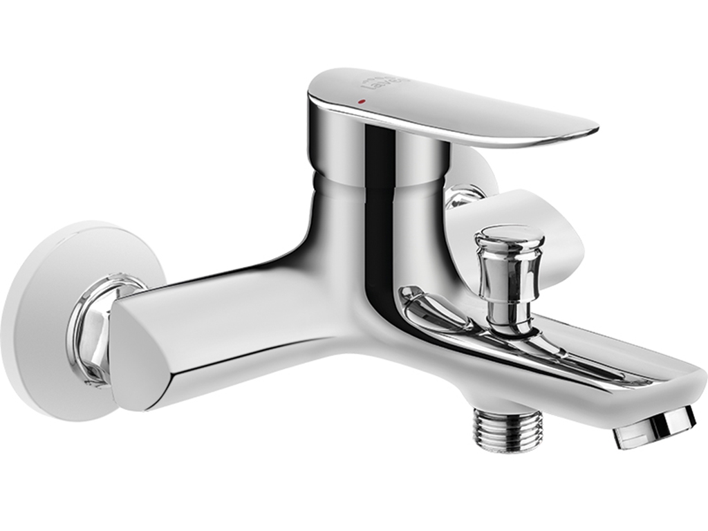 Darmowa Dostawa - Bateria wannowo-prysznicowa ścienna chrom Laveo Appia BLP010D