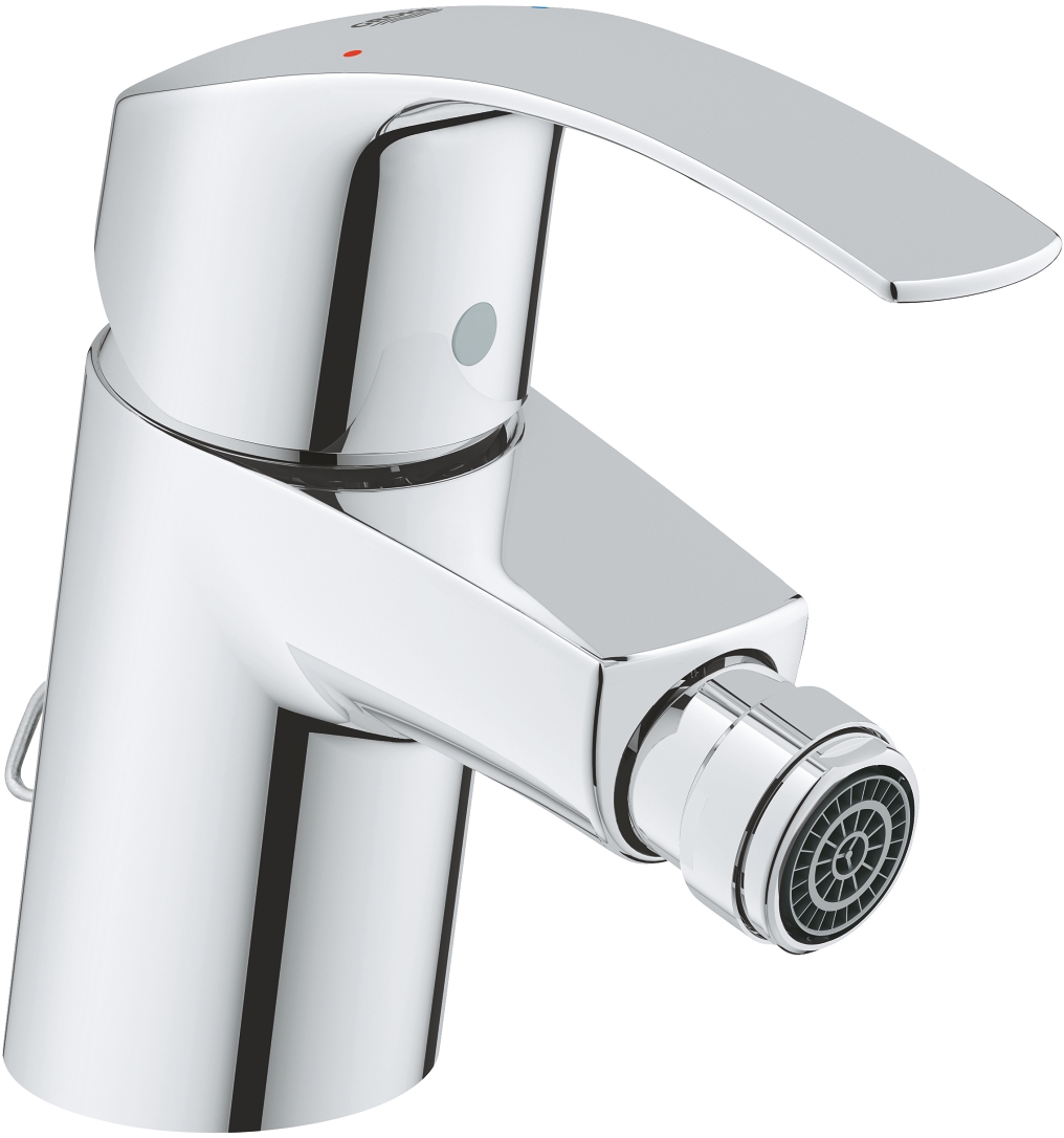 Darmowa Dostawa - Bateria bidetowa stojąca starlight chrome Grohe Eurosmart 32927002