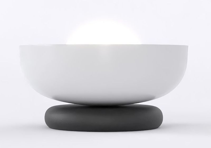 Darmowa Dostawa - Lampa stołowa 1x8 W czarna-szara Emibig Ozzy 1518LN1