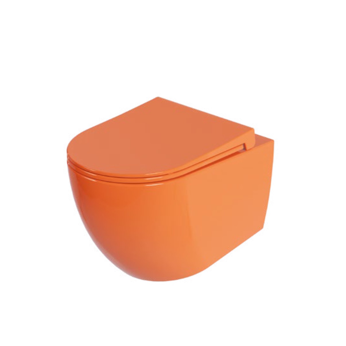 Darmowa Dostawa - Miska WC wisząca bez kołnierza połysk Vilarte by Dura Siena 5751PT