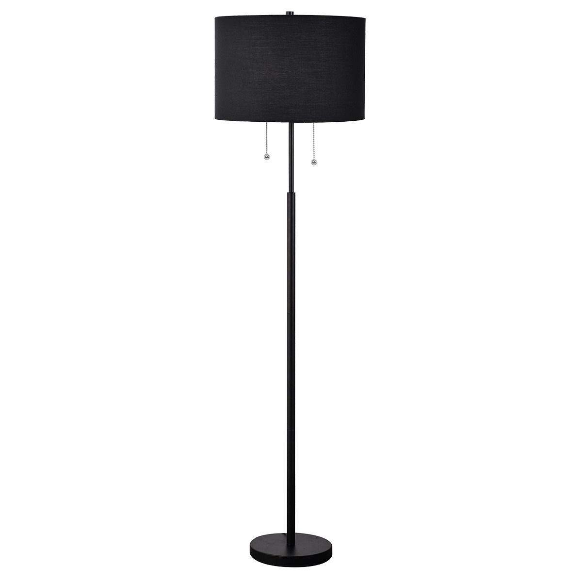 Darmowa Dostawa - Lampa stojąca 2x15 W czarna Light Prestige Fogo LP03042FBK