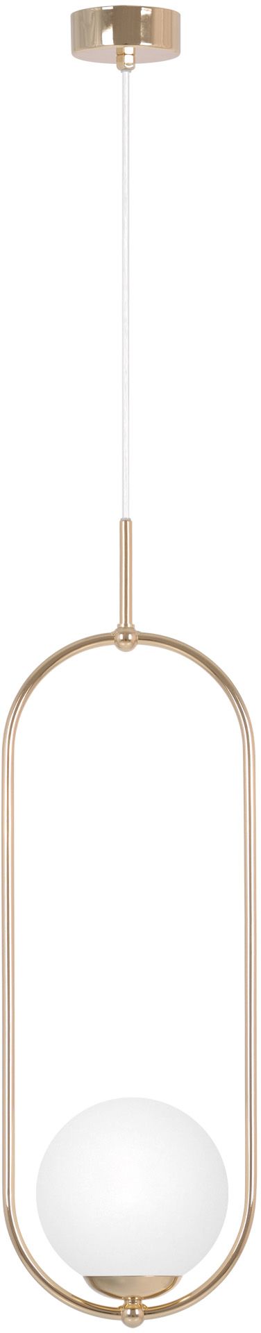 Darmowa Dostawa - Lampa wisząca 1x10 W biała-złota Kaja Ritus K5391