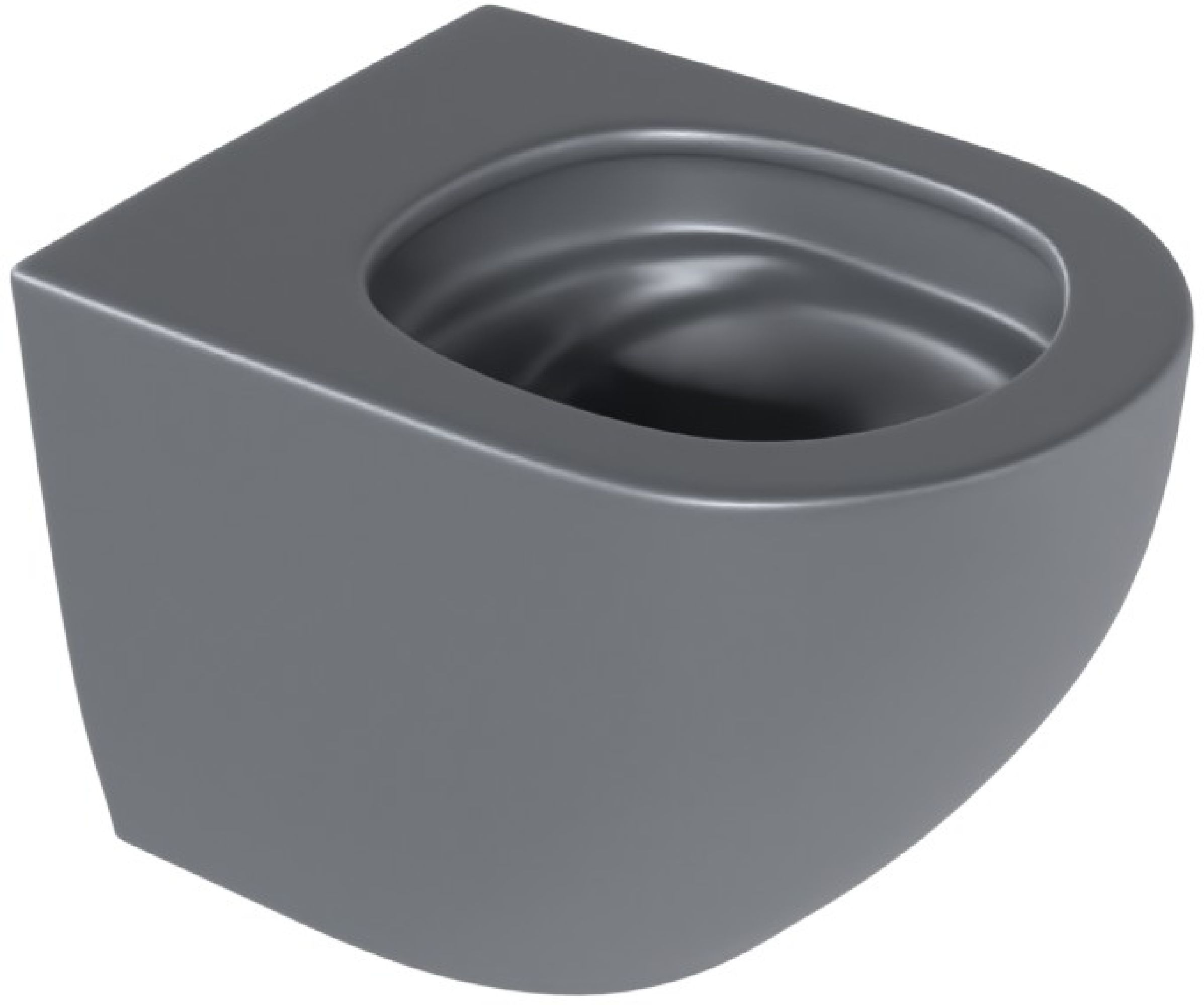 Darmowa Dostawa - Miska WC wisząca bez kołnierza spłukiwanie wirowe mat Excellent Luqa CEAC6403480GRM