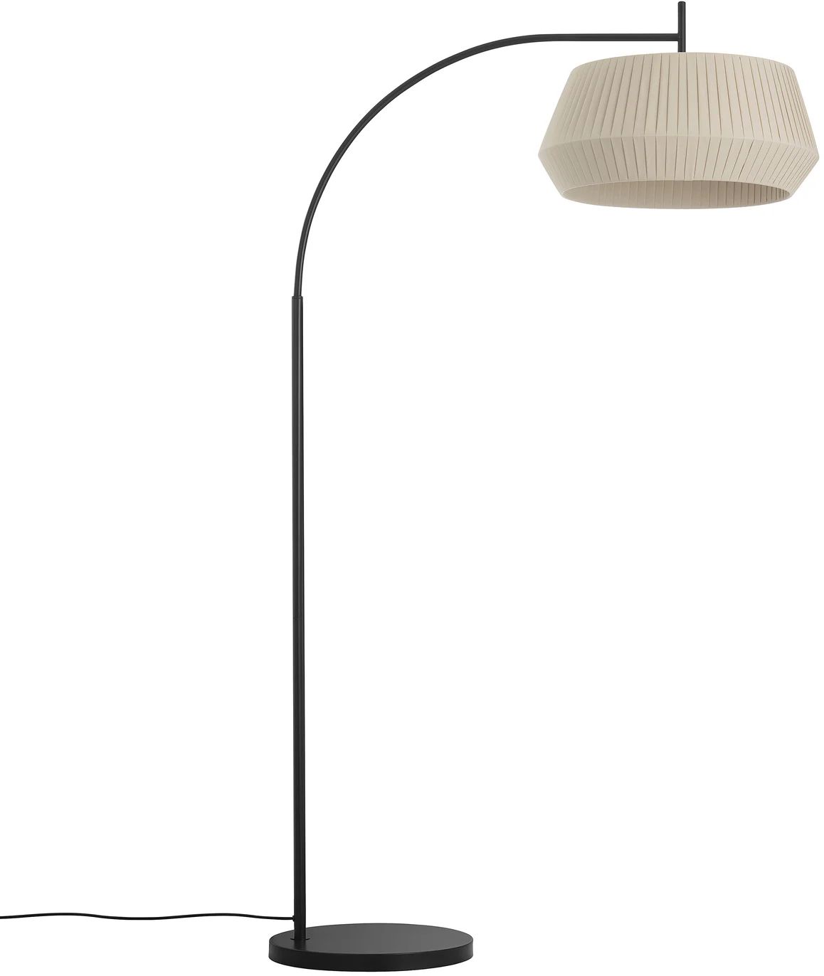 Darmowa Dostawa - Lampa stojąca 1x60 W czarna-beżowa Nordlux Dicte 2112414009