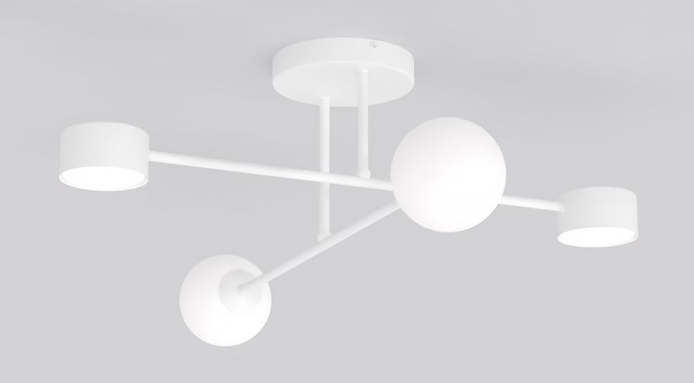 Darmowa Dostawa - Lampa podsufitowa 4x8 W biała Emibig Holon 15594