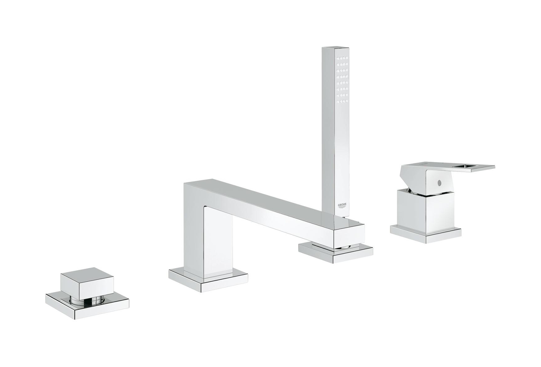 Darmowa Dostawa - Bateria wannowo-prysznicowa nawannowa starlight chrome Grohe Eurocube 19897001