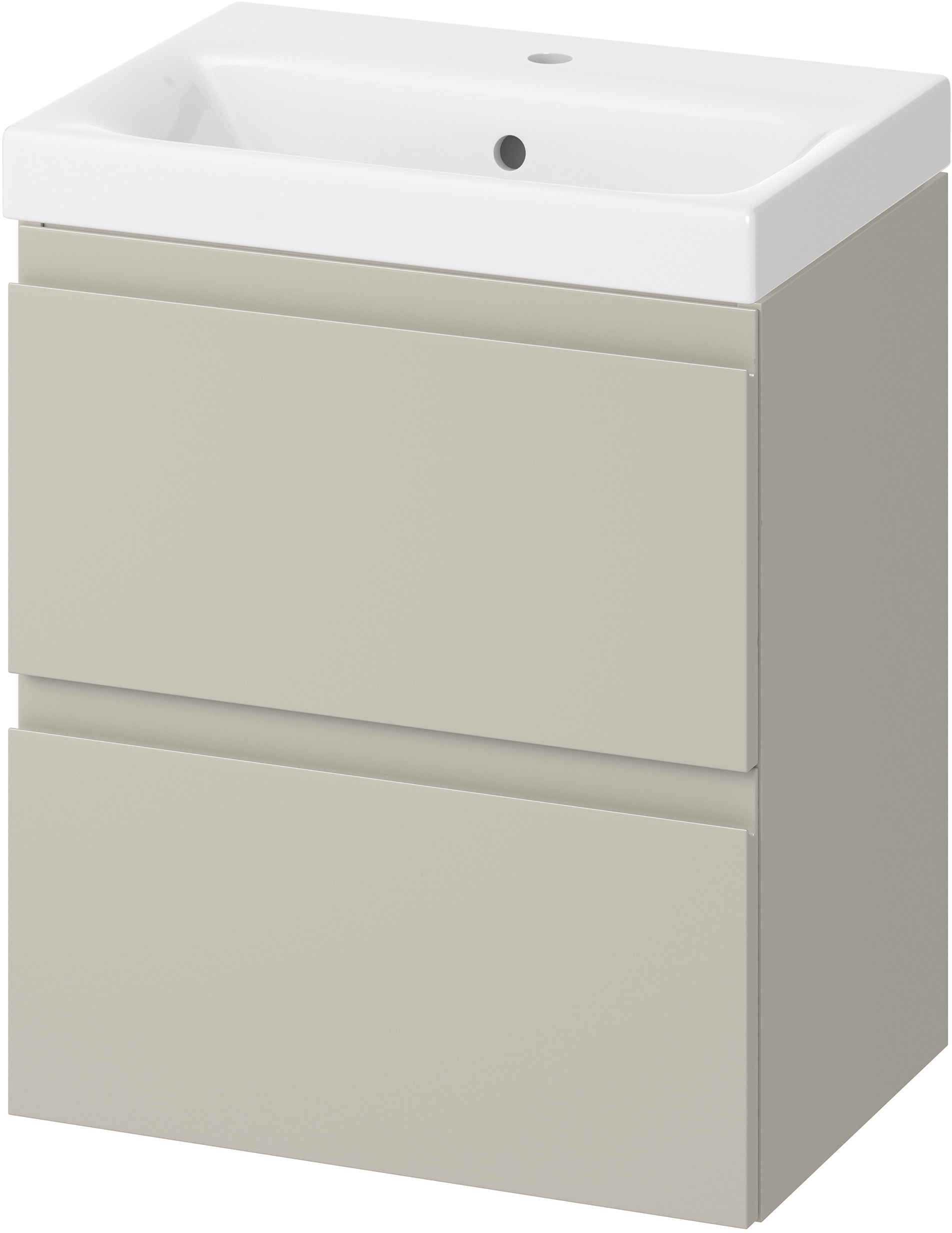 Darmowa Dostawa - Umywalka z szafką 50 cm beżową Cersanit Moduo S801593