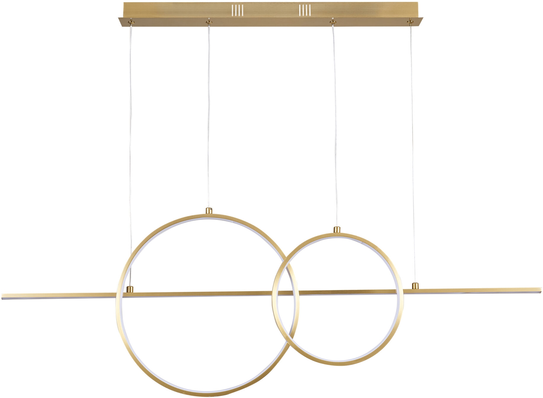 Darmowa Dostawa - Lampa wisząca 1x42 W złota Goldlux Laura 331809