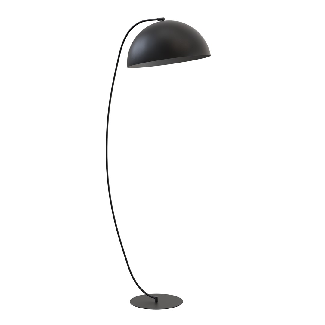 Darmowa Dostawa - Lampa stojąca 1x12 W czarna Emibig Arcos 1468LP1