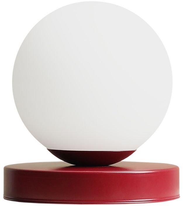 Darmowa Dostawa - Lampa stołowa 1x10 W czerwona Aldex Ball 1076B15S