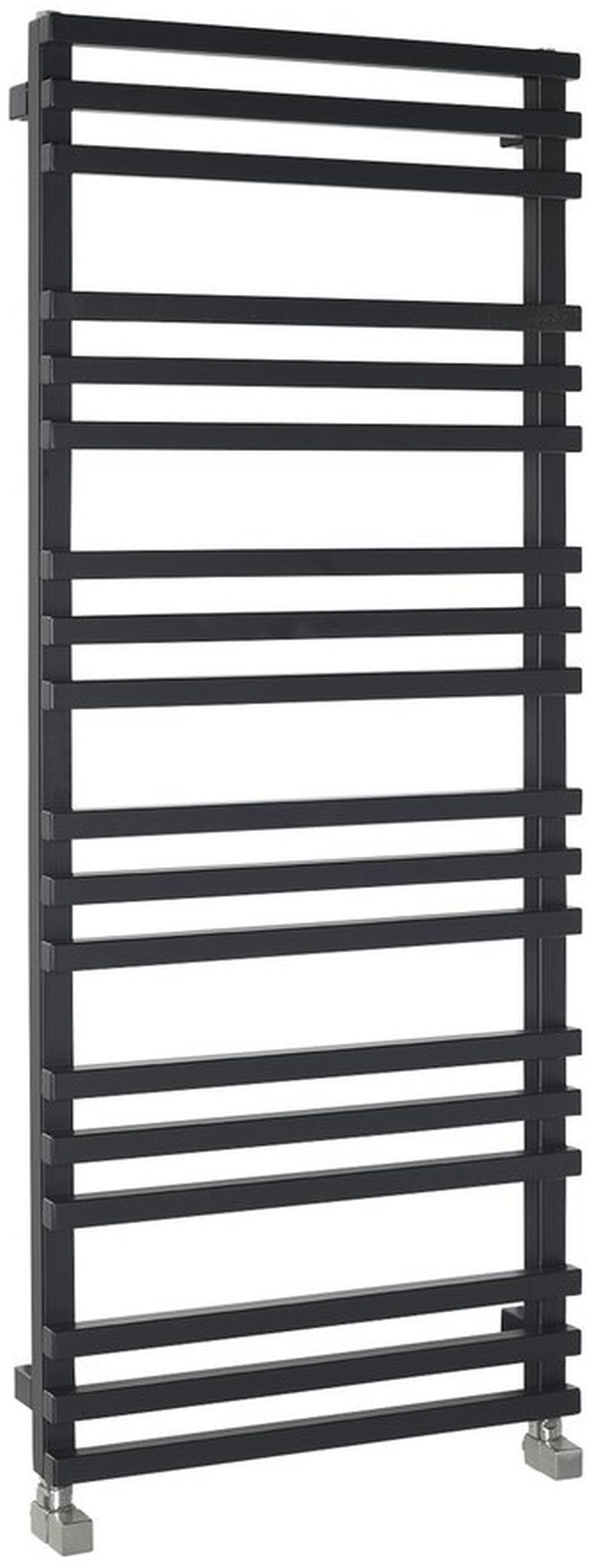 Darmowa Dostawa - Grzejnik łazienkowy drabinkowy 121.5x50 cm czarny Sapho Fantina IR511