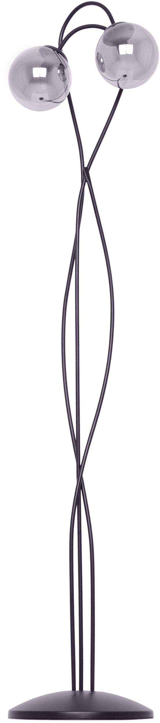 Darmowa Dostawa - Lampa stojąca 2x40 W czarna-grafitowa Kaja Rubi K5119