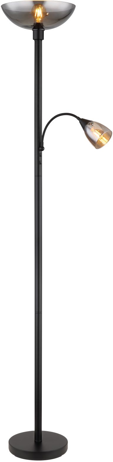 Darmowa Dostawa - Lampa stojąca 2x60 W czarna Globo Lighting Blade 58903