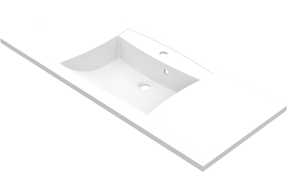 Darmowa Dostawa - Umywalka 121.2x50 cm prostokątna wpuszczana biała Vayer Norma 1210500113101XX