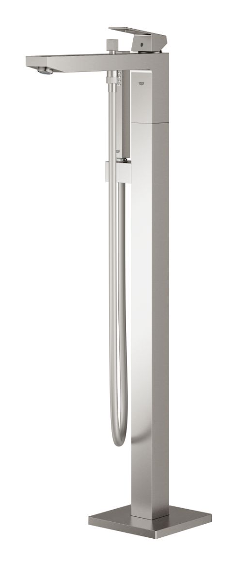 Darmowa Dostawa - Bateria wannowo-prysznicowa wolnostojąca supersteel Grohe Eurocube 23672DC1