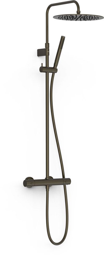 Darmowa Dostawa - Zestaw prysznicowy ścienny termostatyczny z deszczownicą Tres Over-Wall 19039302KMB
