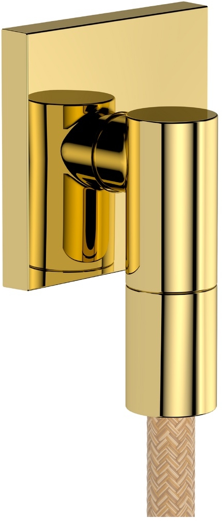 Darmowa Dostawa - Przyłącze kątowe złoty Hansgrohe FixFit Fine E 28883990