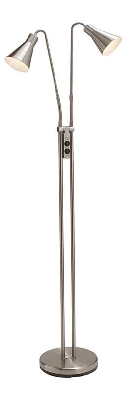 Darmowa Dostawa - Lampa stojąca 2x40 W szara Markslöjd Odense 102241