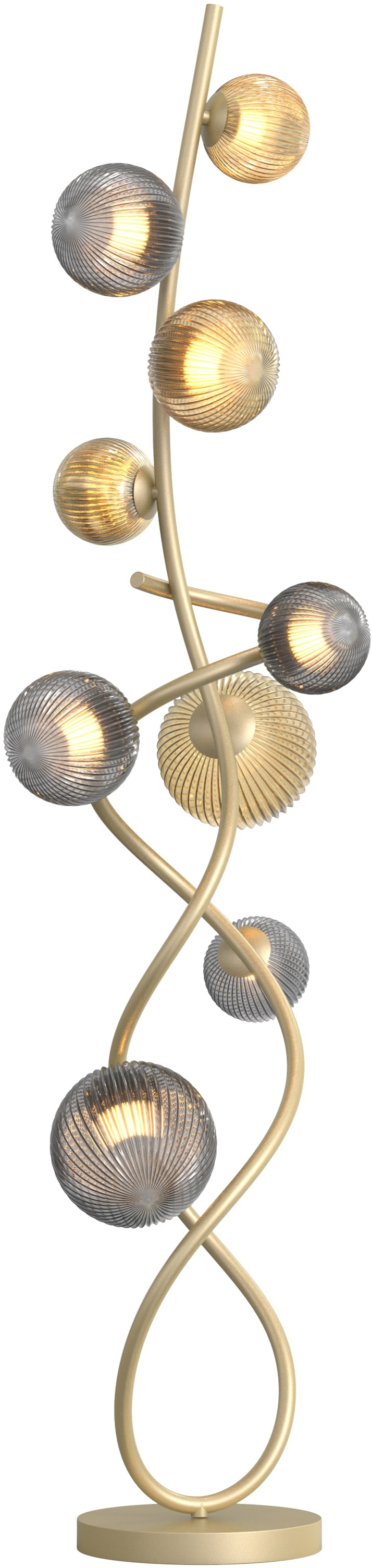 Darmowa Dostawa - Lampa stojąca powyżej 6x3.5 W złota Aviano Metz 3015904