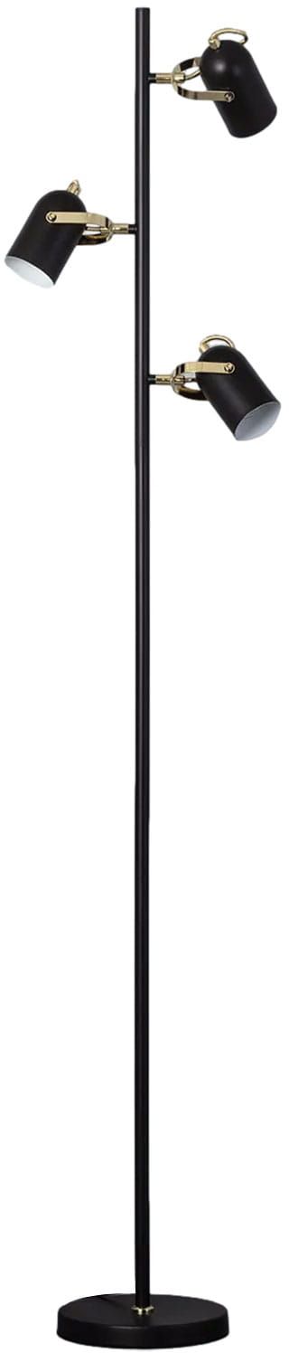 Darmowa Dostawa - Lampa stojąca 3x20 W czarna Abruzzo Retro ABRRRCC3XE14