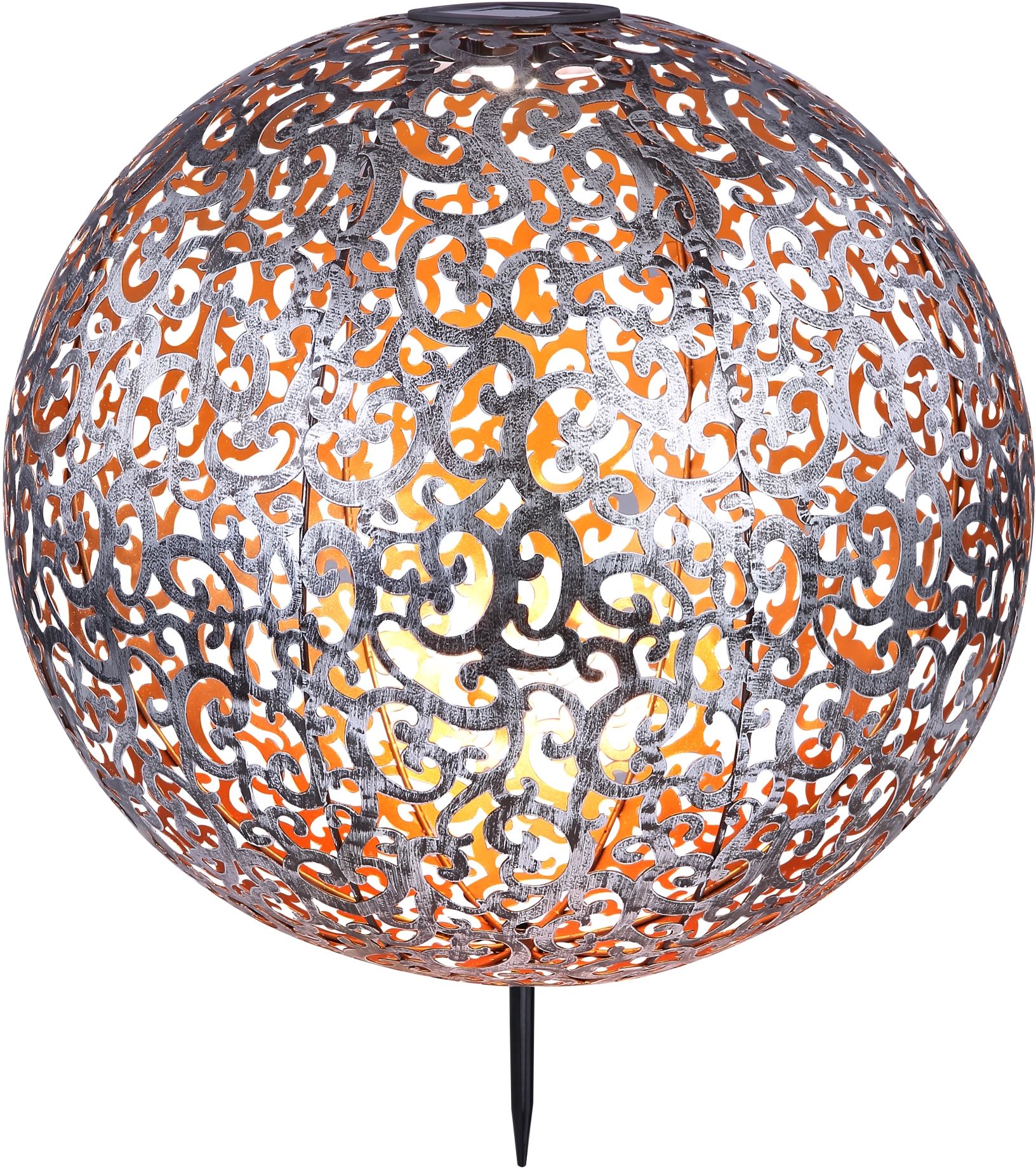 Darmowa Dostawa - Lampa solarna stojąca 1x0.12 W szara Globo Lighting Solar 33745