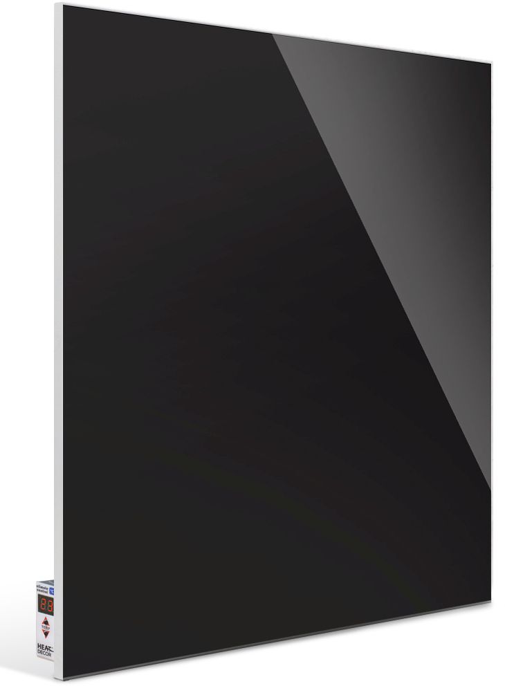 Darmowa Dostawa - Grzejnik na podczerwień 60x60 cm czarny Heat Decor HDC400T02