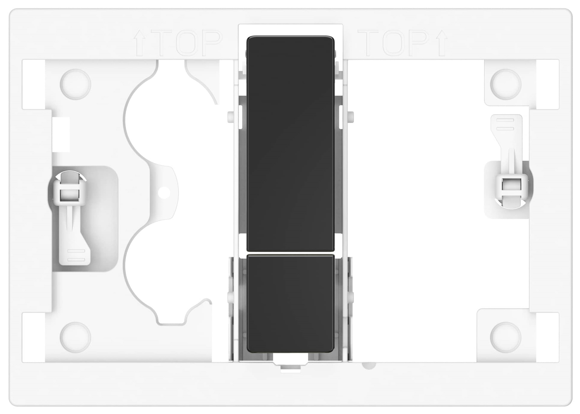 Darmowa Dostawa - Mechanizm przycisku do wc czarny Roca Duplo S A8904213CN