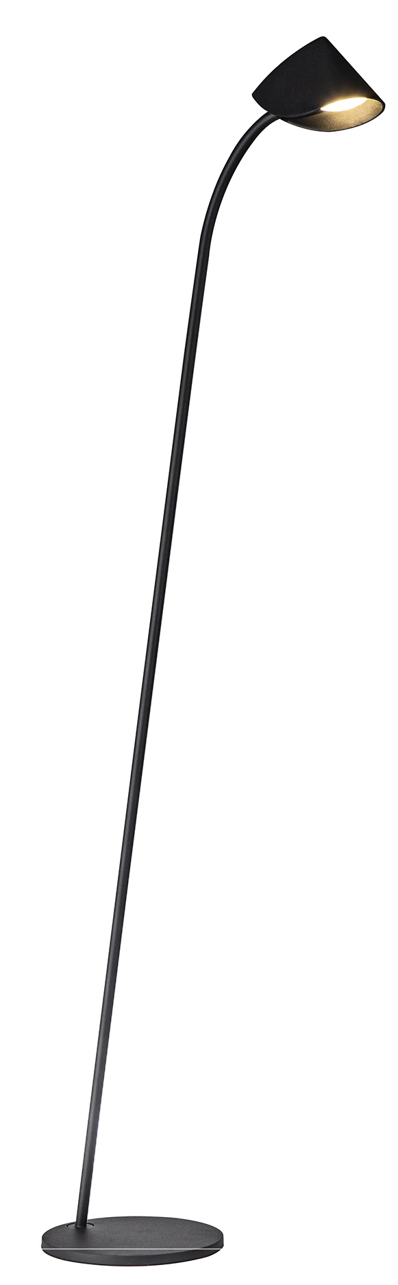 Darmowa Dostawa - Lampa stojąca 1x8.5 W czarna Mantra Capuccina 7585