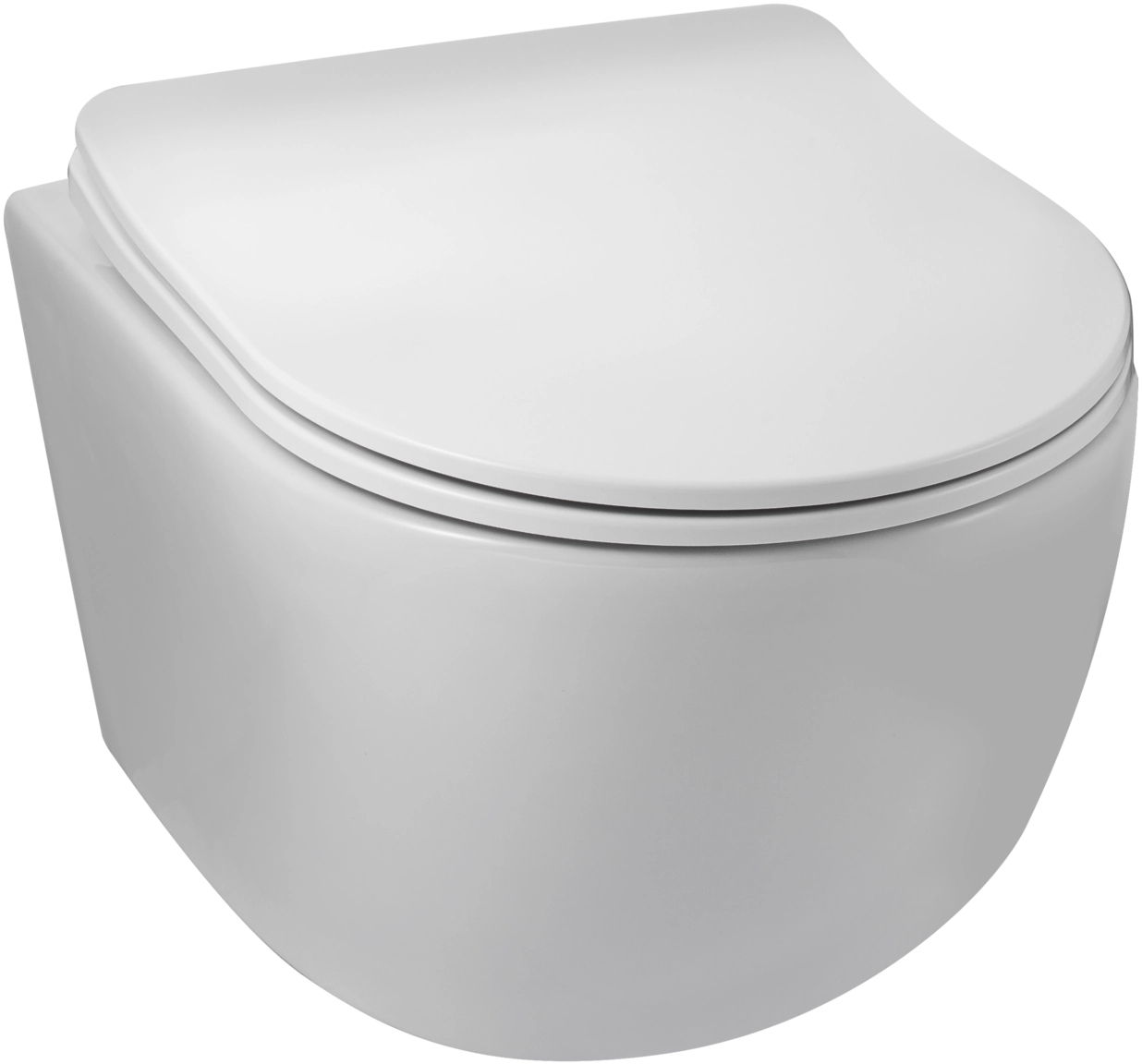 Darmowa Dostawa - Miska WC z deską wolnoopadającą wisząca bez kołnierza biały Balneo Luna G01010101012