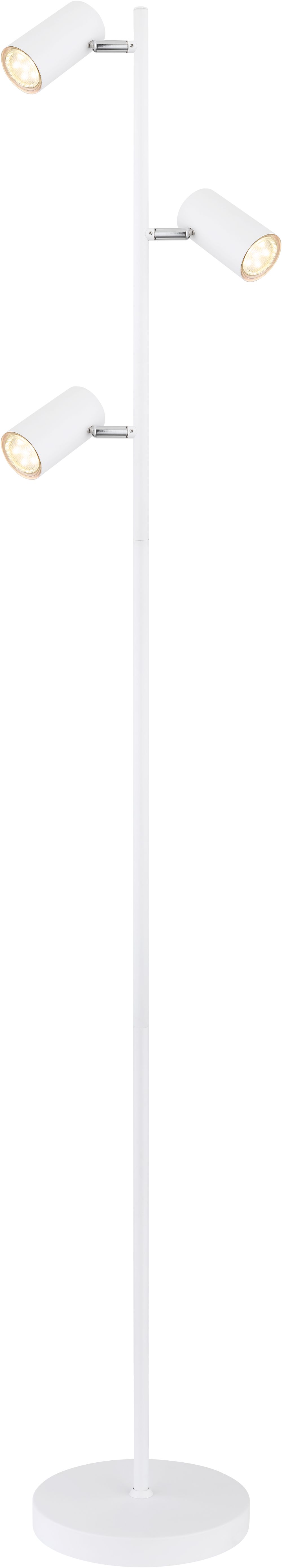 Darmowa Dostawa - Lampa stojąca 3x5 W biała Globo Lighting Robby 57910SW