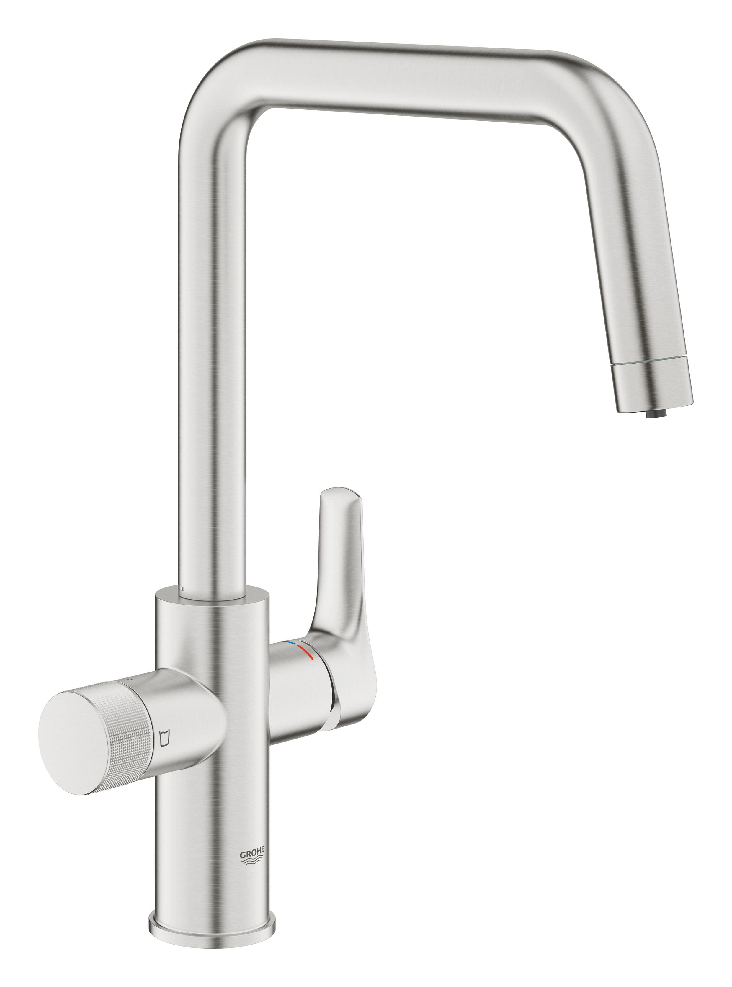 Darmowa Dostawa - Bateria kuchenna do filtra wody stojąca supersteel Grohe Blue 30595DC0