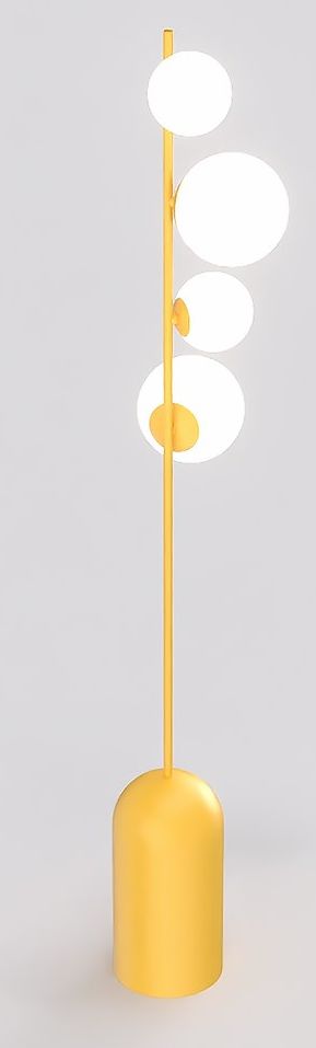 Darmowa Dostawa - Lampa stojąca 4x8 W pomarańczowa Emibig Etno 1502LP4