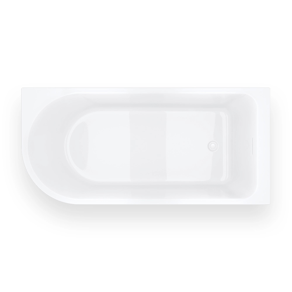 Darmowa Dostawa - Wanna narożna 170x80 cm prawa biała Corsan Invelia V220XLPWH