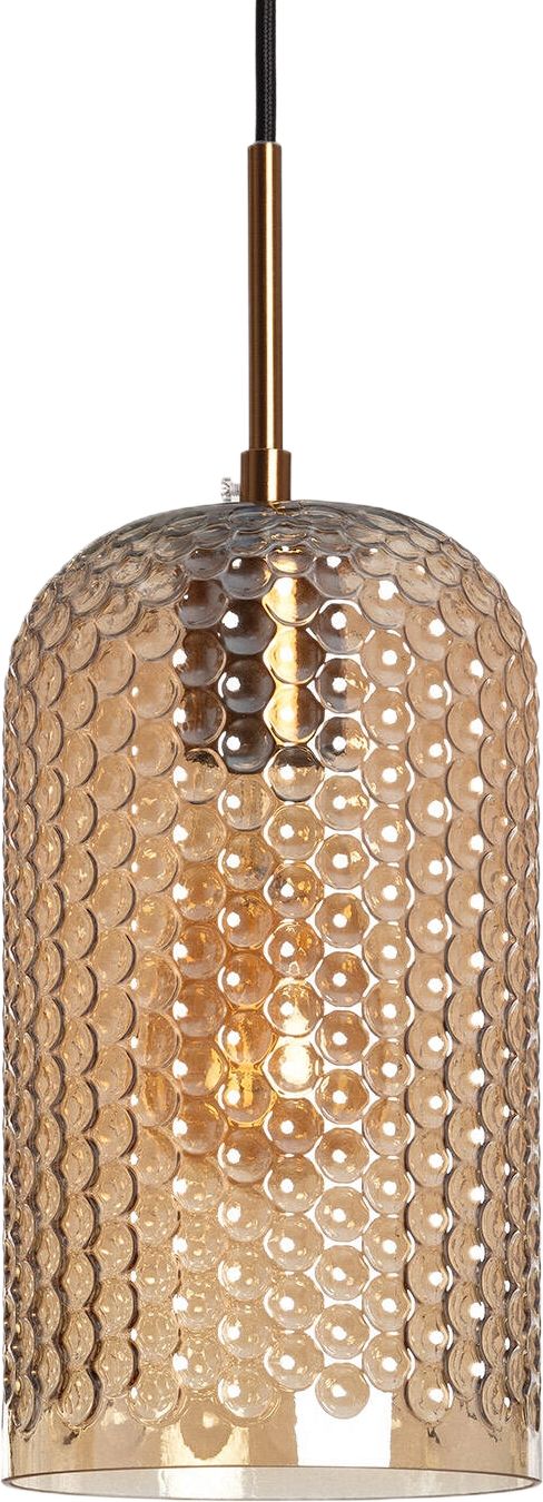 Darmowa Dostawa - Lampa wisząca 1x40 W bursztynowa Abruzzo Slendore ABRLWSASLN