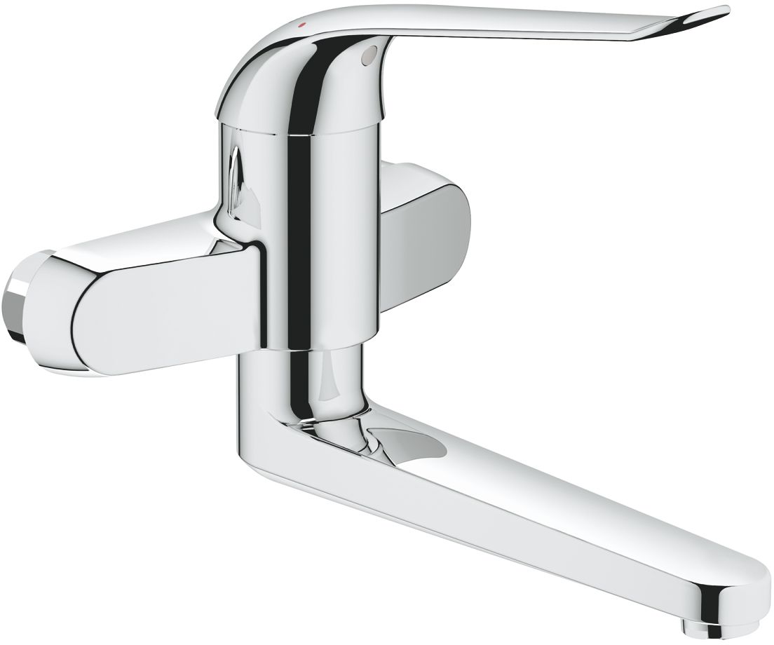 Darmowa Dostawa - Bateria umywalkowa ścienna starlight chrome Grohe Euroeco Special 32772000