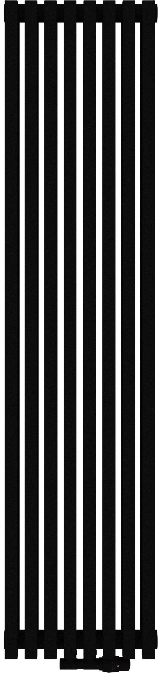 Darmowa Dostawa - Grzejnik pokojowy 190x35.6 cm podłączenie dolne czarny Radox Vertica Duo RXVRDBI002T19035