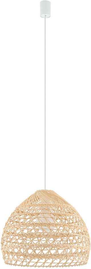 Darmowa Dostawa - Lampa wisząca 1x25 W biała-drewno Nowodvorski Lighting Boho 11150