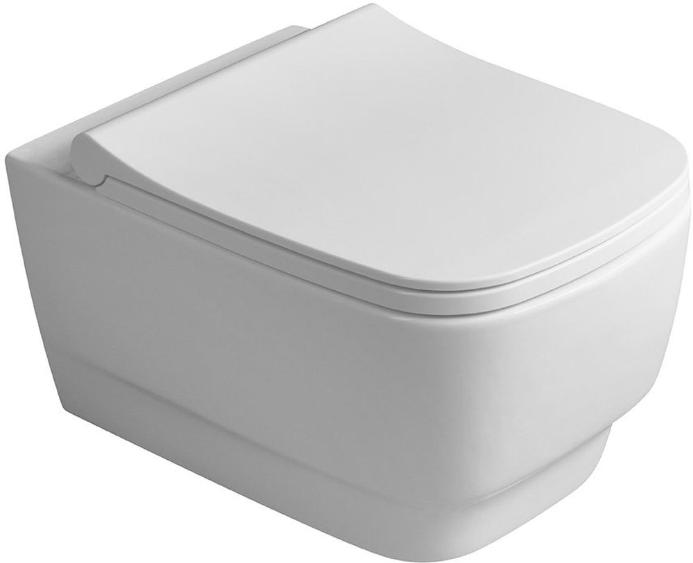 Darmowa Dostawa - Miska WC wisząca bez kołnierza biały Sapho Bello 100214