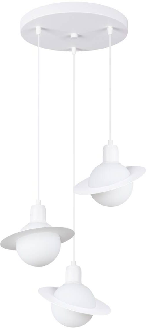 Darmowa Dostawa - Lampa wisząca 3x8 W biała Sollux Lighting Hyperion SL1357