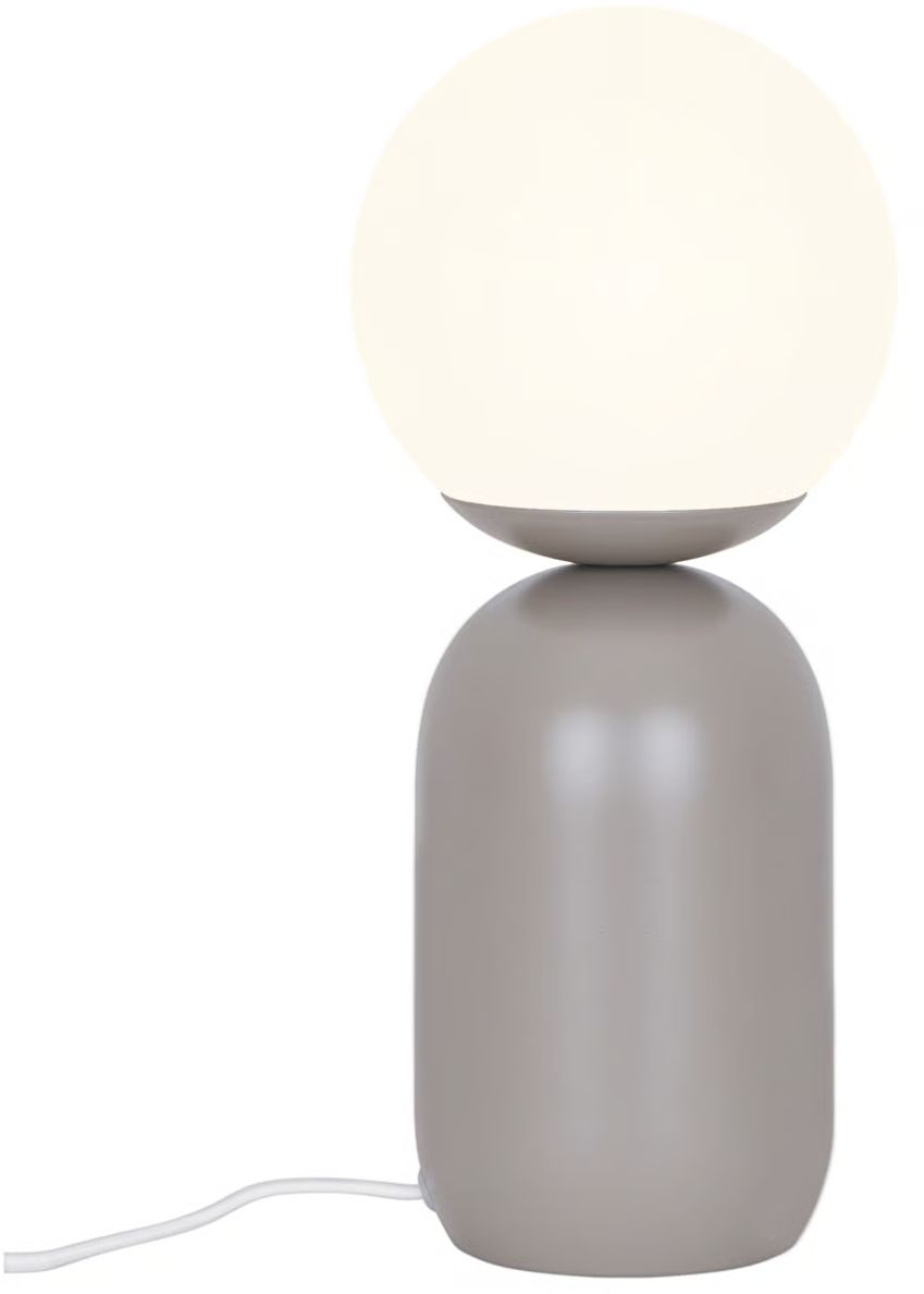 Darmowa Dostawa - Lampa stołowa 1x25 W biała-brązowa Nordlux Notti 2011035018