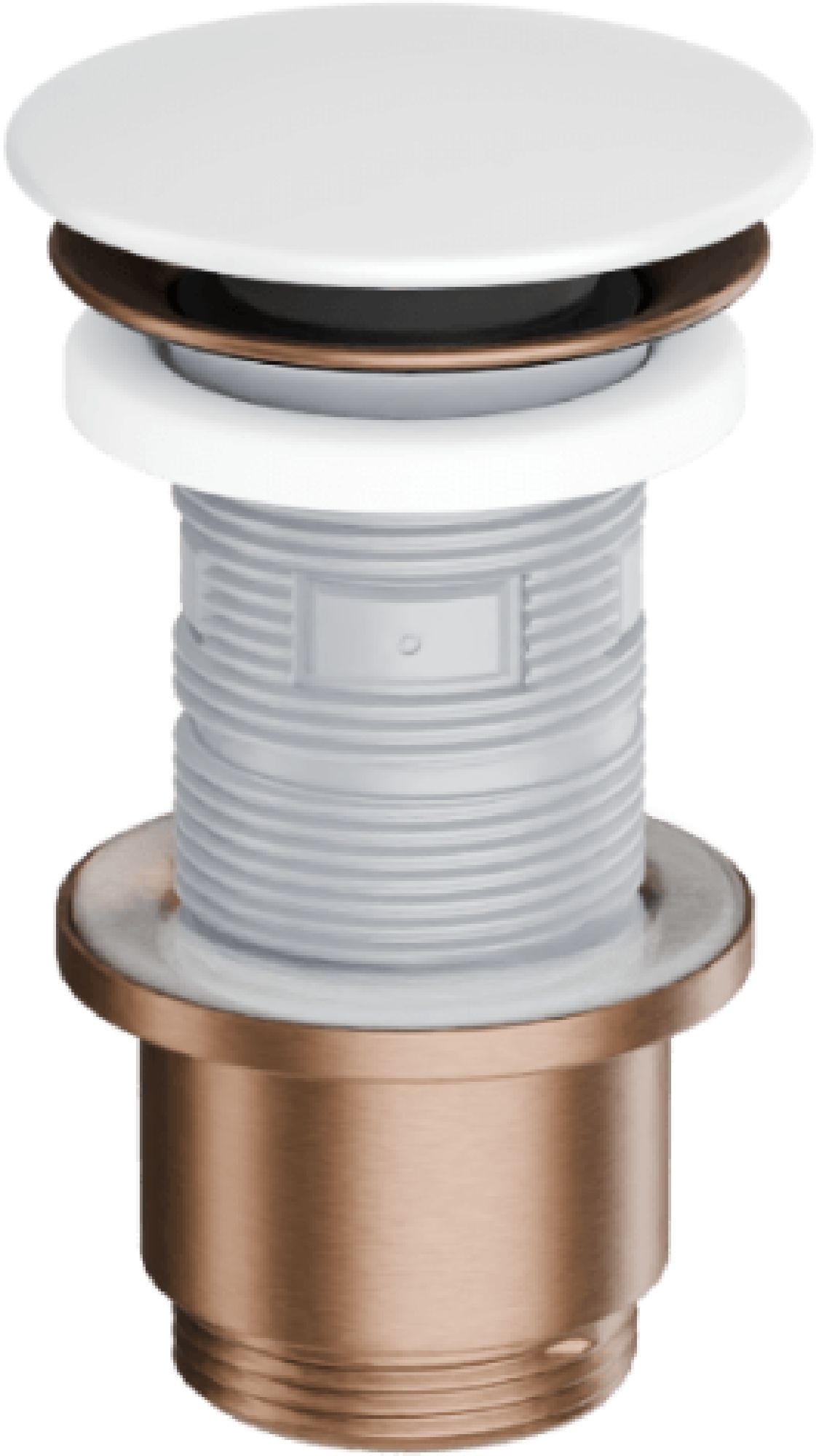 Darmowa Dostawa - Korek do umywalki biały-miedź Excellent Design ARIN1485K01WHMCB