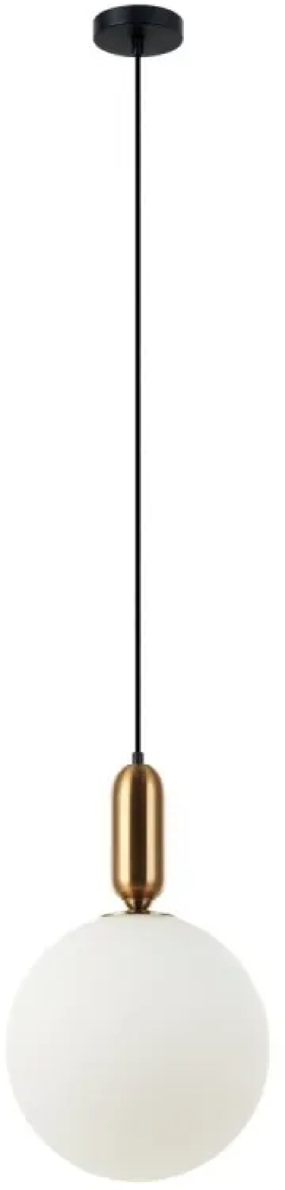 Darmowa Dostawa - Lampa wisząca 1x40 W złota Italux Aldeva PND023401LBRO