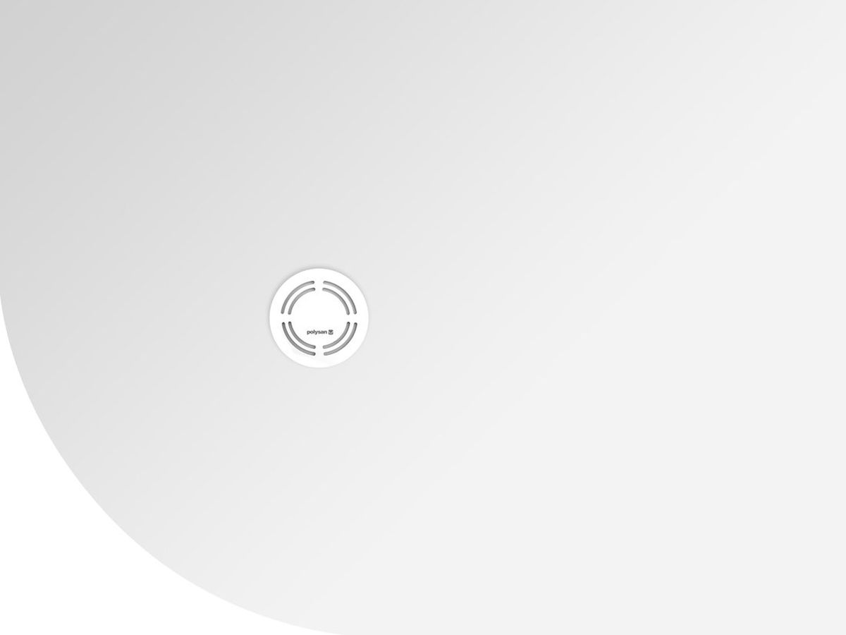 Darmowa Dostawa - Brodzik półokrągły 120x90 cm Polysan Flexia 91391