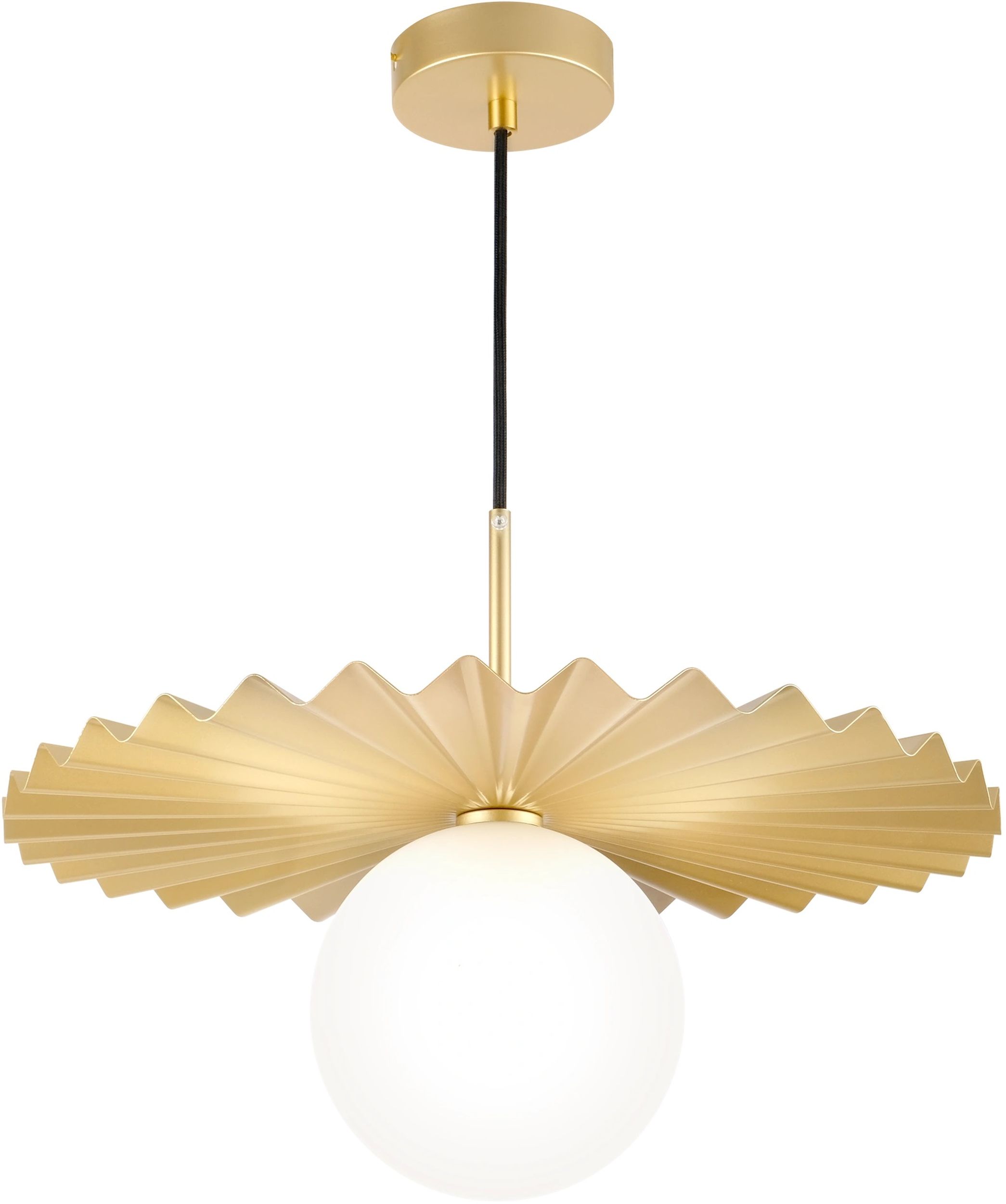 Darmowa Dostawa - Lampa wisząca 1x7 W złota CosmoLight Marbella P01432AU