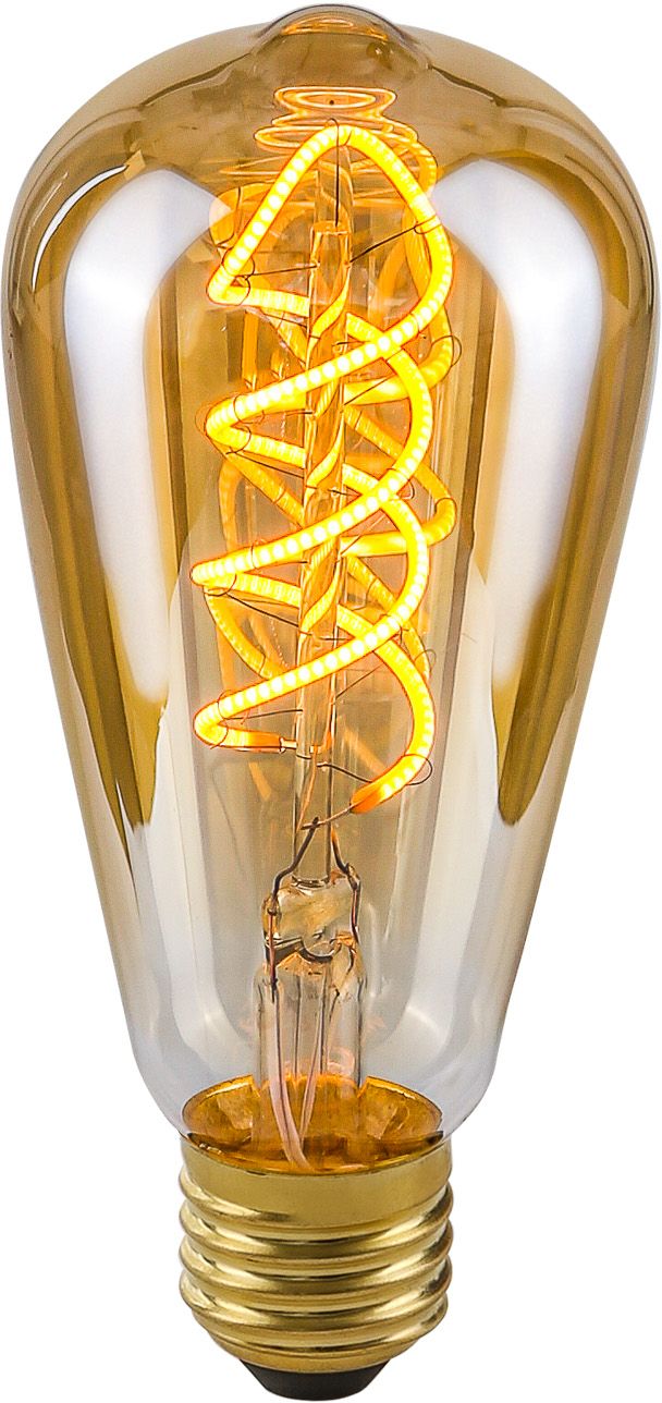 Darmowa Dostawa - Żarówka LED 1x4 W 2200 K e27 Italux Spiral Amber LDSST64SAST64