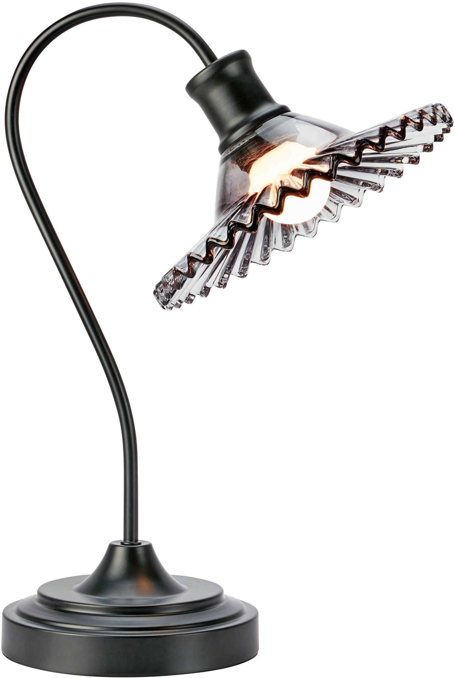Darmowa Dostawa - Lampa stołowa 1x40 W czarna-przydymiona Markslöjd Novia 109151