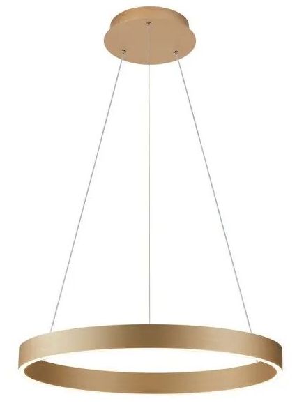 Darmowa Dostawa - Lampa wisząca 1x60 W złota Italux Brasco Up Down PND56215D060RPCGD3KS4KTRDIMM