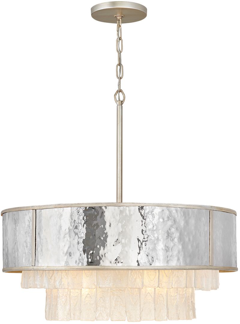 Darmowa Dostawa - Lampa wisząca x40 W złota-szary/popielaty Quintiesse Reverie QNREVERIE8PCPG