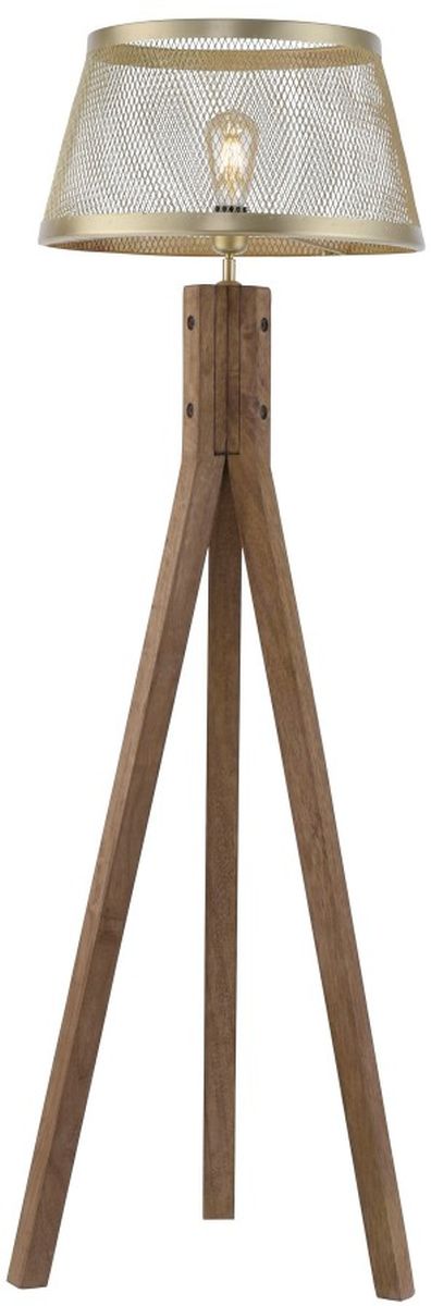 Darmowa Dostawa - Lampa stojąca 1x60 W mosiądz Just Light Frederik 1142460