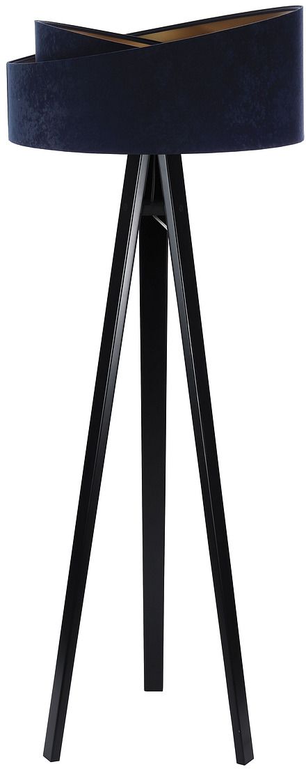 Darmowa Dostawa - Lampa stojąca 1x60 W czarna-złota-niebieska BPS Koncept Galaxy 060P044CZ